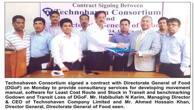Contract Signing with Directorate General of Food